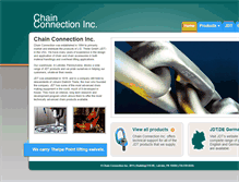 Tablet Screenshot of chain-connection.com